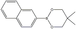 5，5-Dimethyl-2-(naphthalen-2-yl)-1，3，2-dioxaborinane Chemical Structure