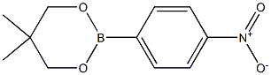 5，5-dimethyl-2-(4-nitrophenyl)-1，3，2-dioxaborinane Chemische Struktur