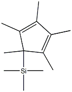 5-(Trimethylsilyl)-1，2，3，4，5-pentamethyl-1，3-cyclopentadiene Chemical Structure