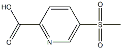 5-(Methylsulfonyl)-2-pyridinecarboxylic Acid Chemical Structure