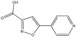 5-(4-Pyridyl)isoxazole-3-carboxylic Acid Chemical Structure