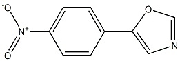 5-(4-Nitrophenyl)oxazole 化学構造