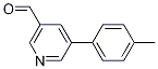 5-(4-Methylphenyl)-3-pyridinecarbaldehyde 化学構造