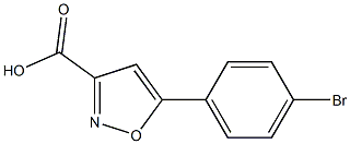 5-(4-Bromophenyl)isoxazole-3-carboxylic Acid Chemical Structure