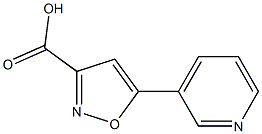 5-(3-Pyridyl)isoxazole-3-carboxylic Acid التركيب الكيميائي