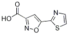 5-(2-Thiazolyl)isoxazole-3-carboxylic Acid Chemical Structure