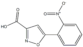 5-(2-Nitrophenyl)isoxazole-3-carboxylic Acid التركيب الكيميائي