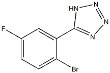 5-(2-Bromo-5-Fluorophenyl)-2H-1，2，3，4-Tetrazole Chemical Structure