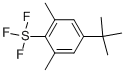 4-tert -Butyl-2，6-dimethylphenylsulfur Trifluoride 化学構造