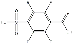 4-Sulfo-2，3，5，6-tetrafluorobenzoic Acid Chemical Structure