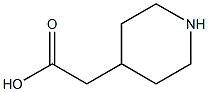 4-Piperidineacetic Acid Chemical Structure