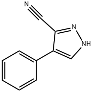 4-Phenyl-1H-pyrazole-3-carbonitrile Chemische Struktur