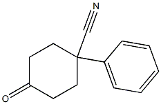 4-Oxo-1-phenylcyclohexanecarbonitrile Chemical Structure