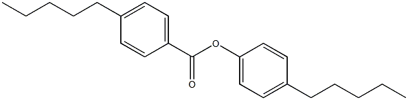 4-n-Pentylphenyl-4-pentylbenzoate Chemical Structure