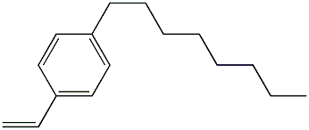 4-n-Octylstyrene Chemical Structure