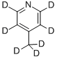 4-METHYLPYRIDINE-D7 化学構造