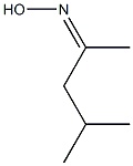 4-Methyl-2-pentanone Oxime Chemical Structure