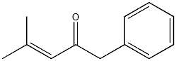 4-Methyl-1-phenylpent-3-en-2-one Chemical Structure