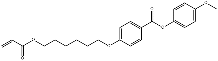 4-Methoxyphenyl 4-((6-(acryloyloxy)hexyl)oxy)benzoate Chemical Structure