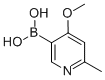 4-Methoxy-6-methylpyridin-3-ylboronic acid Chemical Structure