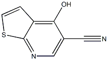 4-Hydroxythieno[2，3-b]pyridine-5-carbonitrile التركيب الكيميائي