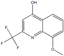 4-Hydroxy-8-methoxy-2-(trifluoromethyl)quinoline Chemical Structure