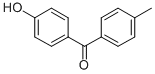 4-Hydroxy-4’-methylbenzophenone 化学構造