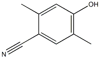 4-Hydroxy-2，5-dimethylbenzonitrile Chemische Struktur