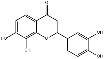 4H-1-Benzopyran-4-one， 2-(3，4-dihydroxyphenyl)-2，3-dihydro-7，8-dihydroxy- Chemical Structure