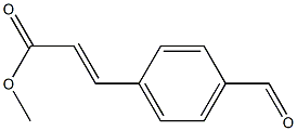 4-Formylcinnamic Acid Methyl Ester Chemical Structure