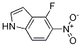 4-Fluoro-5-nitro-1H-indole التركيب الكيميائي