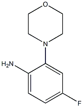 4-Fluoro-2-morpholinoaniline التركيب الكيميائي