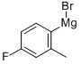 4-Fluoro-2-methylphenylmagnesium bromide Chemical Structure