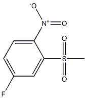 4-Fluoro-2-(methylsulfonyl)nitrobenzene Chemical Structure