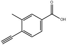 4-Ethynyl-3-methylbenzoic acid 化学構造