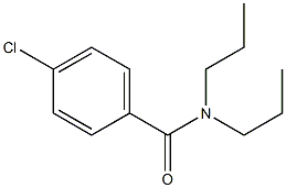 4-Chloro-N，N-di-n-propylbenzamide 化学構造