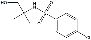 4-Chloro-N-(2-hydroxy-1，1-dimethylethyl)benzenesulfonamide Chemical Structure