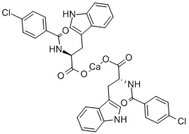 4-Chlorobenzoyl-L-tryptophan Calcium Salt Chemical Structure