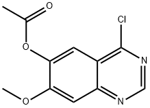 4-Chloro-7-methoxyquinazolin-6-yl acetate التركيب الكيميائي