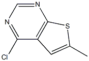 4-Chloro-6-Methylthieno[2，3-D]Pyrimidine Chemical Structure