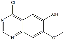 4-Chloro-6-hydroxy-7-methoxyquinazoline Chemical Structure