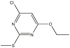 4-Chloro-6-ethoxy-2-methylsulfanyl-pyrimidine Chemical Structure