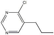 4-chloro-5-propylpyrimidine Chemical Structure