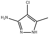 4-Chloro-5-methyl-1H-pyrazol-3-amine التركيب الكيميائي