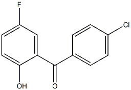 4'-Chloro-5-fluoro-2-hydroxybenzophenone 化学構造