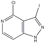 4-chloro-3-iodo-1H-pyrazolo[4，3-c]pyridine التركيب الكيميائي