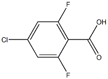 4-Chloro-2，6-Difluorobenzoic Acid Chemical Structure