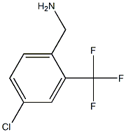 4-Chloro-2-(Trifluoromethyl)Benzylamine 化学構造