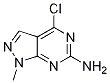 4-chloro-1-methyl-1H-pyrazolo[3，4-d]pyrimidin-6-amine التركيب الكيميائي