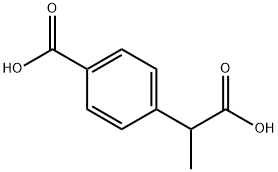 4-Carboxy-α-methylbenzeneacetic Acid Chemical Structure